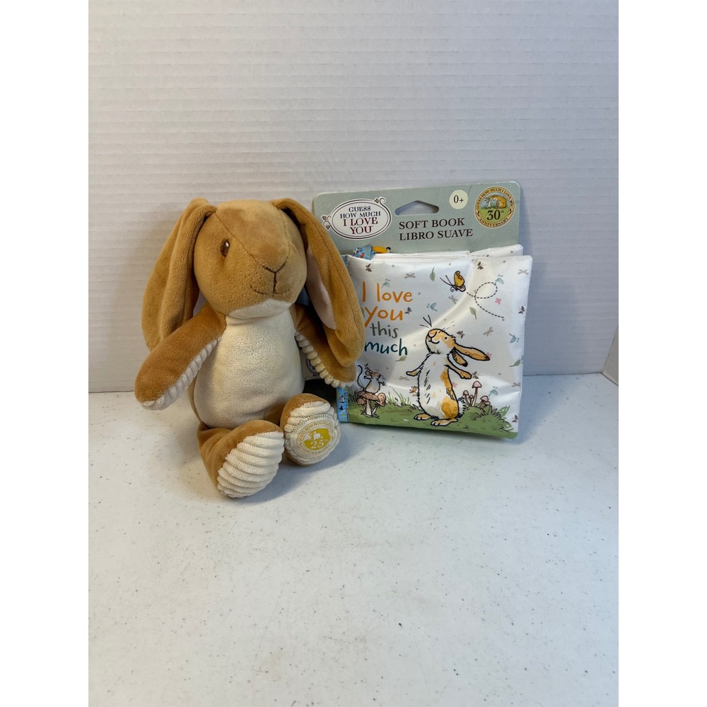 Kids Preferred Guess How Much I Love You Plush Bunny and Soft Book Set